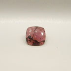 Pink Tourmaline 1PC Small 7x7 MM Square Cabochon Pink High-Quality semi Precious Precious Gemstone