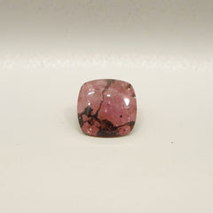 Pink Tourmaline 1PC Small 7x7 MM Square Cabochon Pink High-Quality semi Precious Precious Gemstone