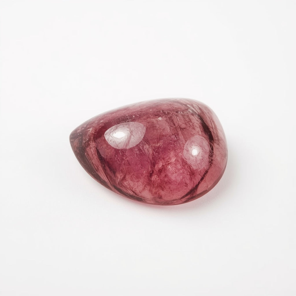 Pink Tourmaline 1PC Large 11x11 MM Triangle Cabochon Pink Fine semi Precious Gems