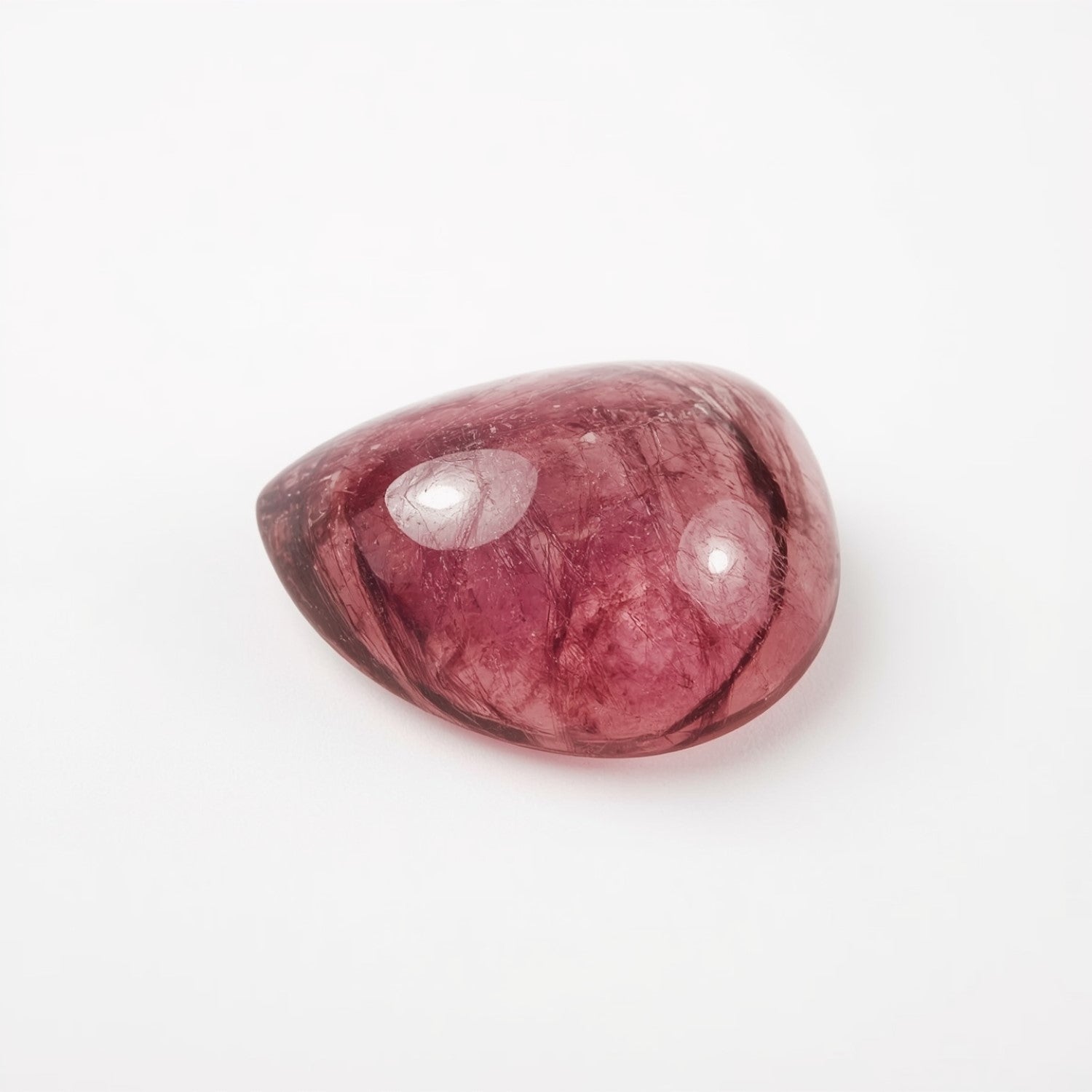 Pink Tourmaline 1PC Large 11x11 MM Triangle Cabochon Pink Fine semi Precious Gems