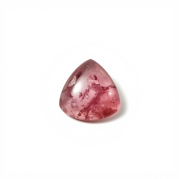 Pink Tourmaline 10PC Tiny 3x3 MM Triangle Cabochon Pink Fiery semi Precious Semi Precious Gemstone