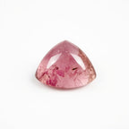 Pink Tourmaline 1PC Medium 9x9 MM Triangle Cabochon Pink Lustrous semi Precious Semi Precious Gemstone