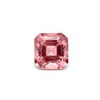 Pink Tourmaline 1PC Medium 9x9 MM Cushion Faceted Pink Lustrous Semi Precious Loose Gemstone
