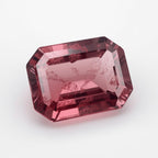 Pink Tourmaline 1PC Chunky 13x18 MM Emerald Faceted Pink High-Quality Semi Precious Loose Gemstones