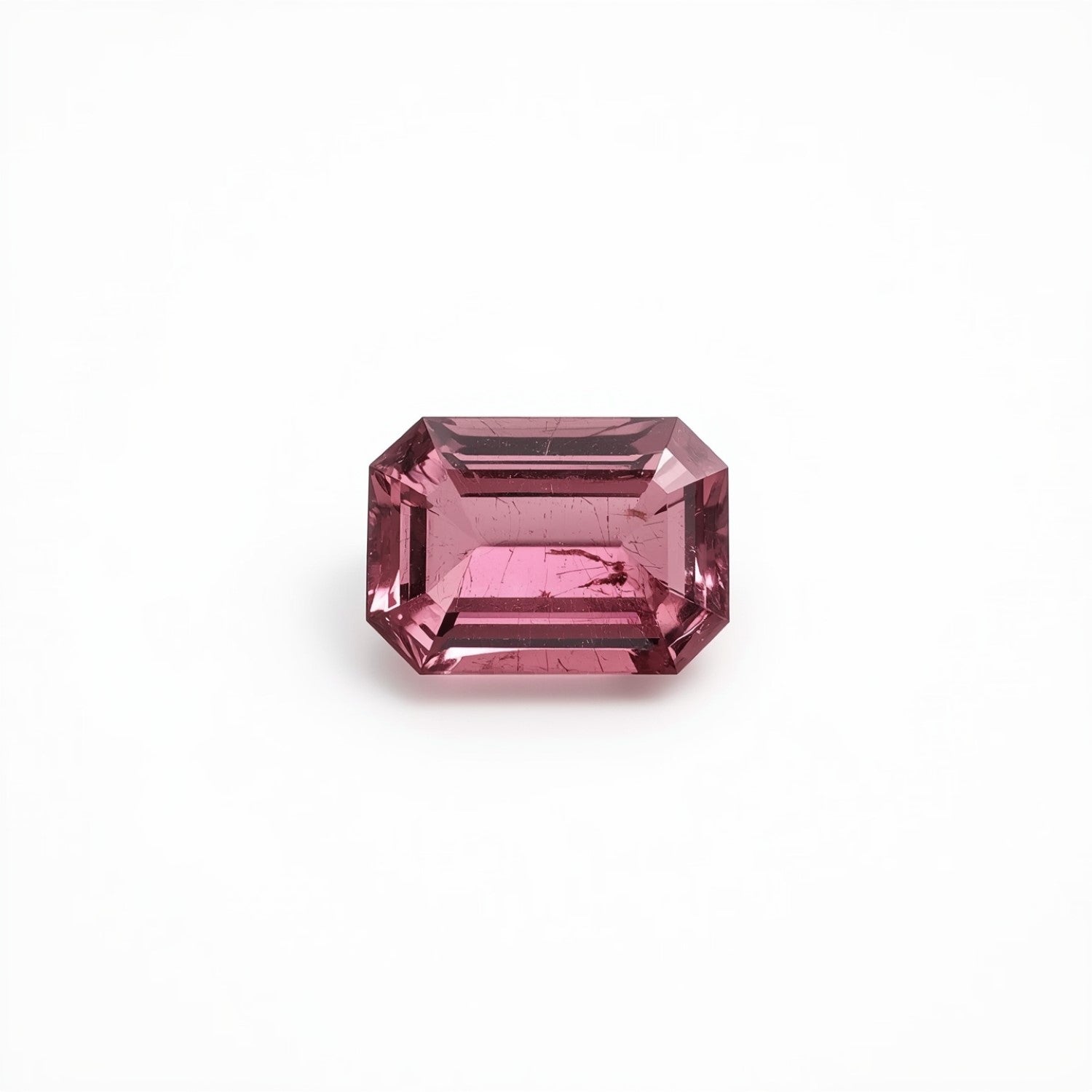 Pink Tourmaline 1PC Tiny 3x5 MM Emerald Faceted Pink Splendid Semi Precious Loose Gemstone