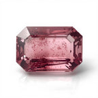 Pink Tourmaline 1PC Large 9x11 MM Emerald Faceted Pink Splendid Semi Precious Loose Gemstone