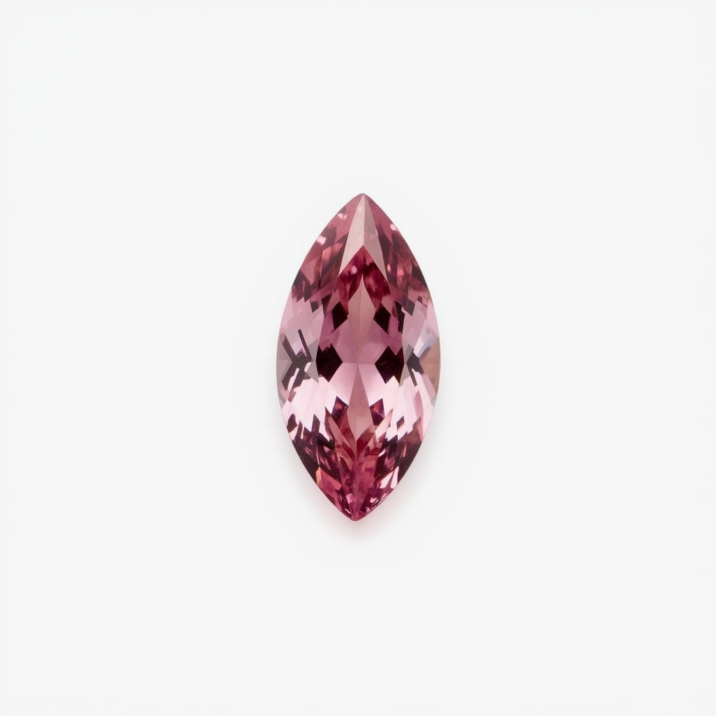 Pink Tourmaline 10PC Tiny 2.5x5 MM Marquise Faceted Pink Luster Semi Precious Loose Gems