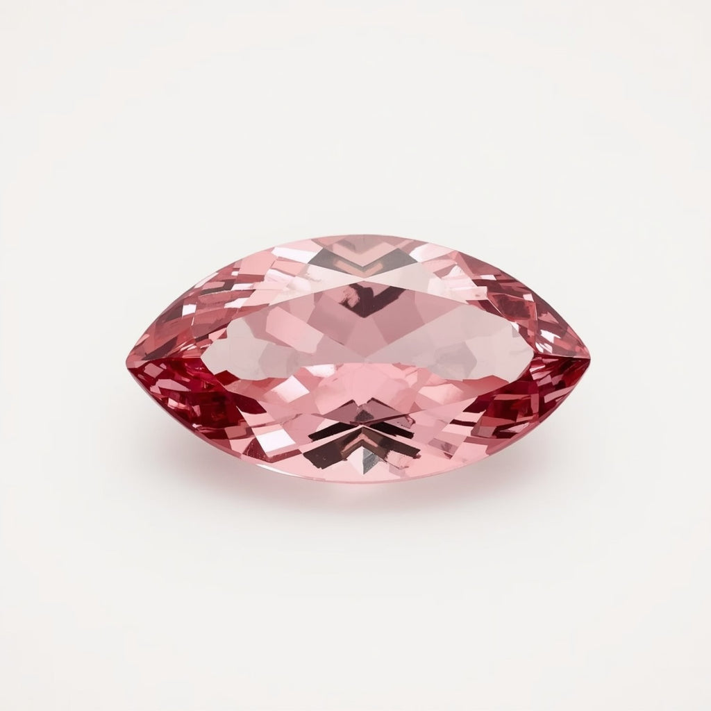 Pink Tourmaline 10PC Tiny 2x4 MM Marquise Faceted Pink Splendid Semi Precious Gems