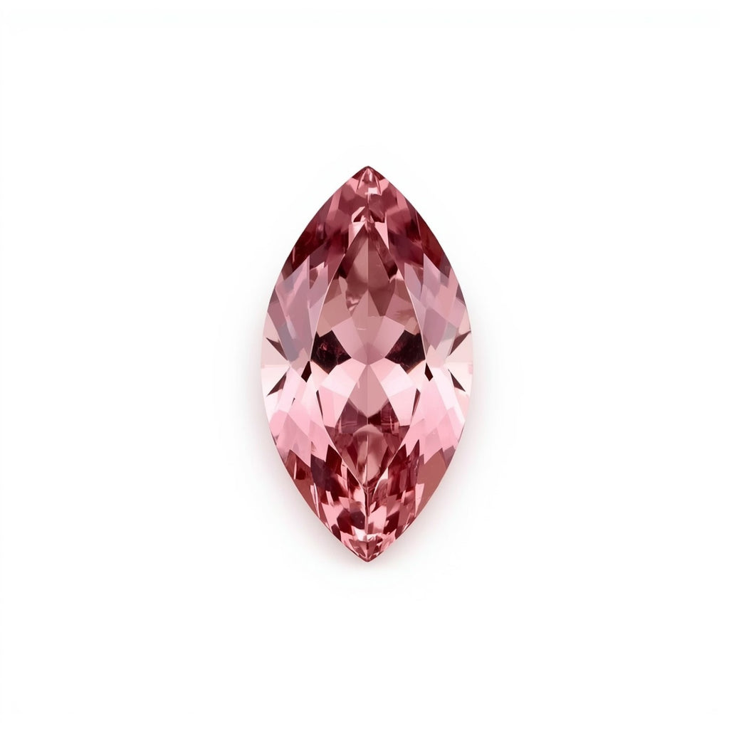 Pink Tourmaline 1PC Tiny 3x6 MM Marquise Faceted Pink Lustrous Semi Precious Loose Gemstone