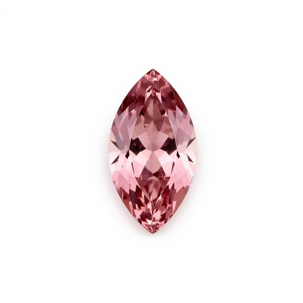 Pink Tourmaline 1PC Tiny 3x6 MM Marquise Faceted Pink Lustrous Semi Precious Loose Gemstone