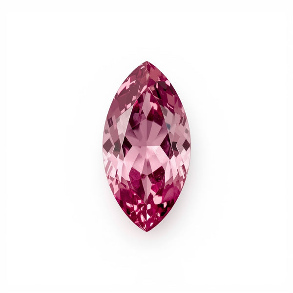 Pink Tourmaline 1PC Tiny 4x8 MM Marquise Faceted Pink Shine Semi Precious Loose Gemstones