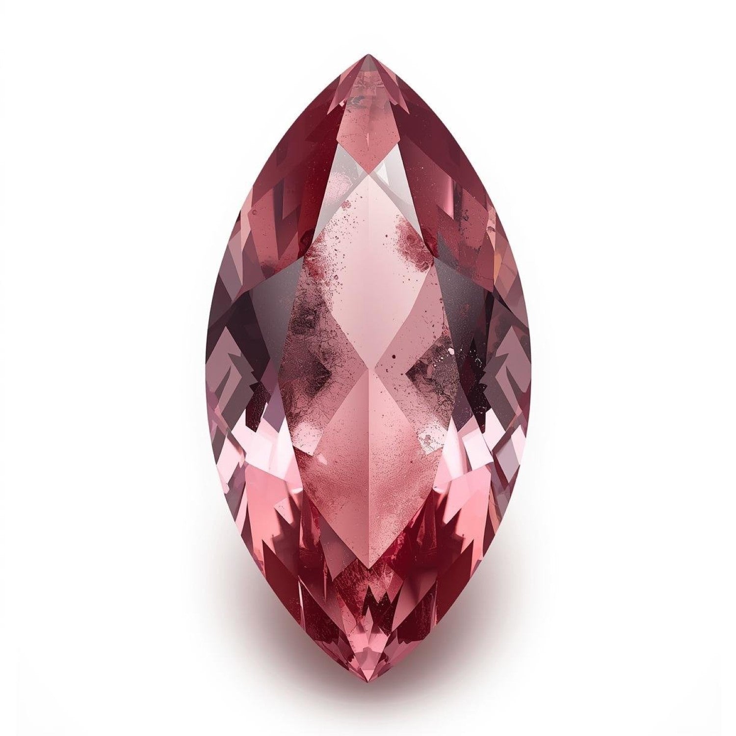 Pink Tourmaline 1PC Small 5x10 MM Marquise Faceted Pink Fine Semi Precious Gems Secondary image