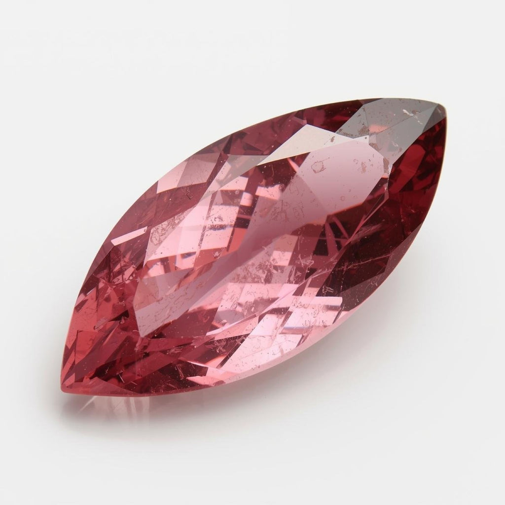 Pink Tourmaline 1PC Small 6x12 MM Marquise Faceted Pink High-Quality Semi Precious Loose Gems