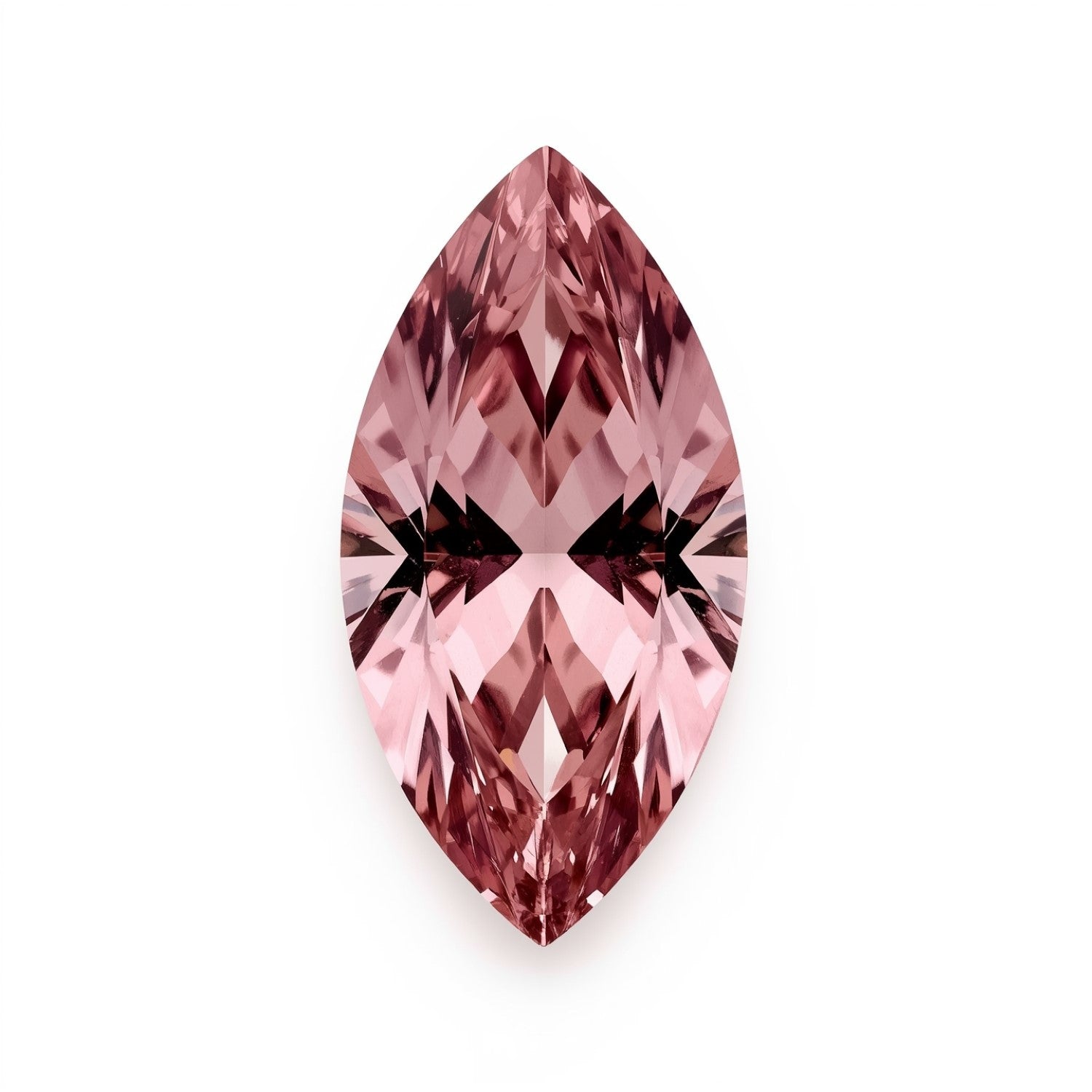 Pink Tourmaline 1PC Medium 7x14 MM Marquise Faceted Pink Natural Semi Precious Loose Gemstone Secundaire afbeelding