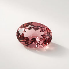 Pink Tourmaline 1PC Large 10x12 MM Oval Faceted Pink Fine Semi Precious Gems
