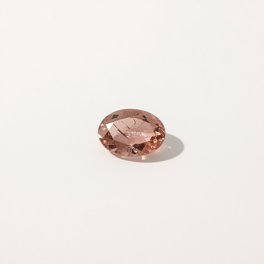 Pink Tourmaline 1PC Tiny 3x5 MM Oval Faceted Pink Superior Semi Precious Loose Gemstone