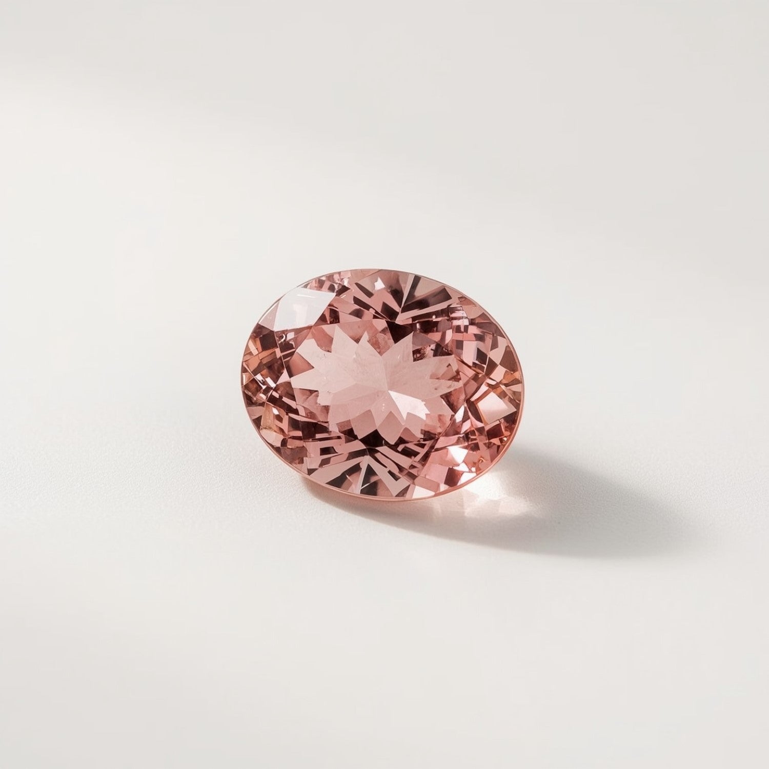 Pink Tourmaline 1PC Tiny 4x6 MM Oval Faceted Pink Pure Semi Precious Loose Gemstones Secundaire afbeelding