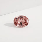 Pink Tourmaline 1PC Small 6x9 MM Oval Faceted Pink Sparkling Semi Precious Loose Gemstone