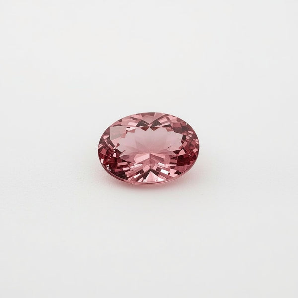 Pink Tourmaline 1PC Medium 8x10 MM Oval Faceted Pink Luster Semi Precious Loose Gems