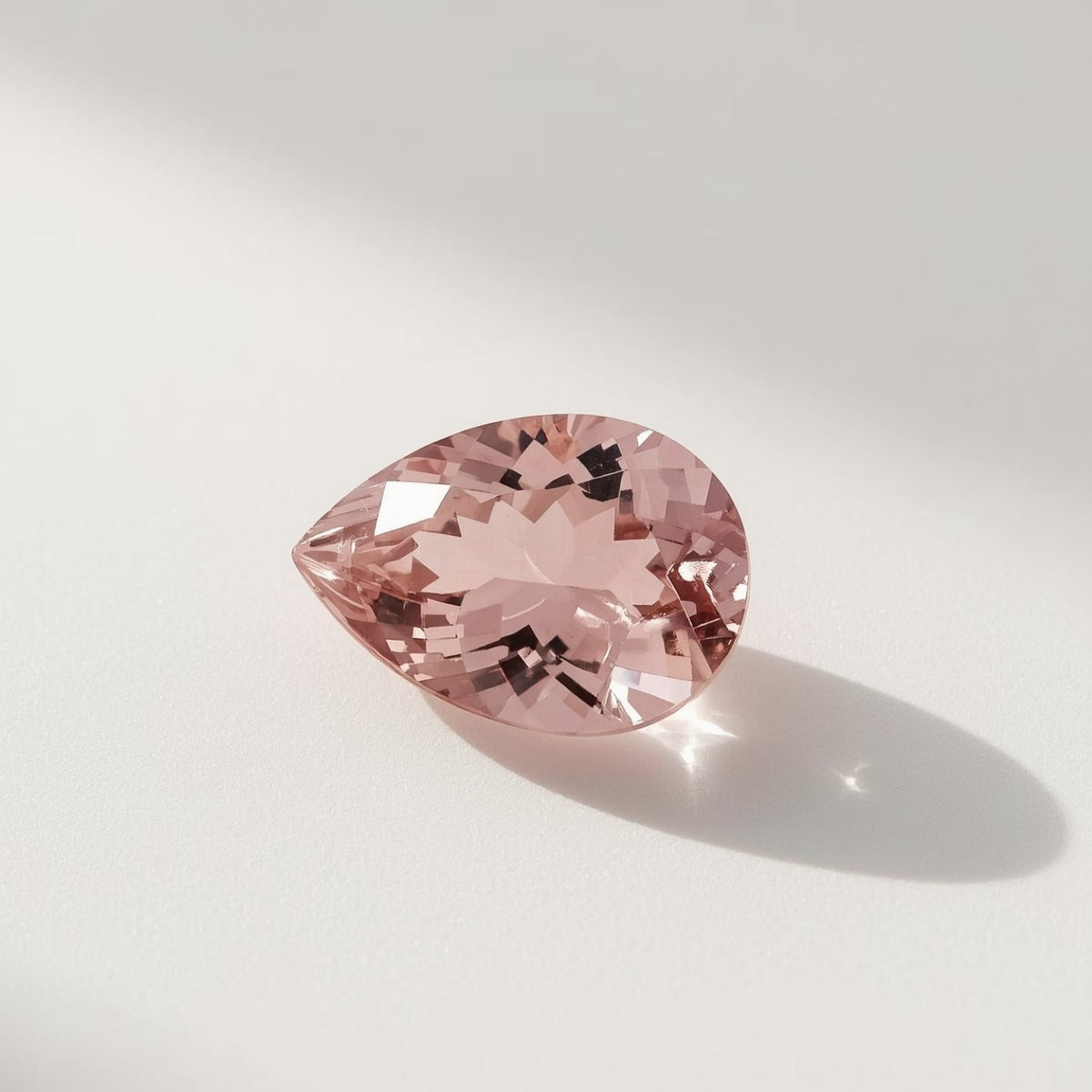 Pink Tourmaline 1PC Tiny 5x7 MM Pear Faceted Pink Natural Semi Precious Loose Gemstone