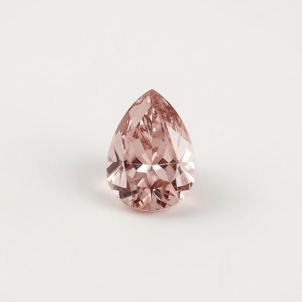 Pink Tourmaline 1PC Large 8x12 MM Pear Faceted Pink Polished Semi Precious Loose Gems