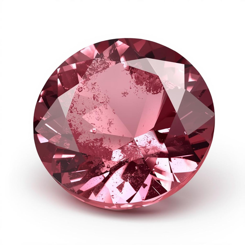 Pink Tourmaline 1PC Large 11x11 MM Round Faceted Pink Fine Semi Precious Gems