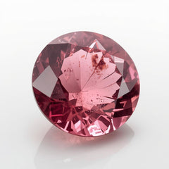 Pink Tourmaline 1PC Chunky 13x13 MM Round Faceted Pink Natural Semi Precious Loose Gemstone