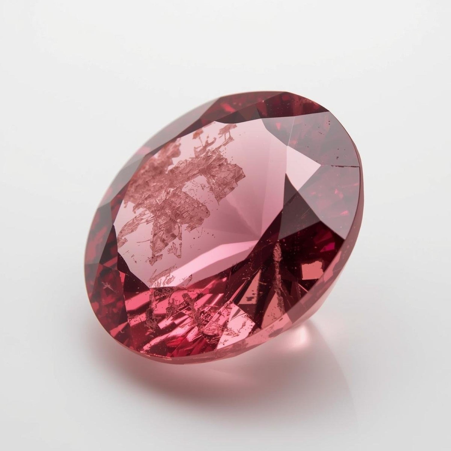 Pink Tourmaline 1PC Chunky 15x15 MM Round Faceted Pink Superior Semi Precious Gems Immagine secondaria del prodotto