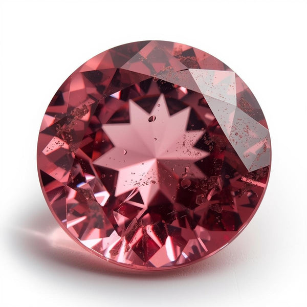 Pink Tourmaline 1PC Chunky 16x16 MM Round Faceted Pink Pure Semi Precious Loose Gems