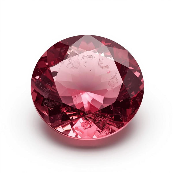 Pink Tourmaline 1PC Chunky 16x16 MM Round Faceted Pink Pure Semi Precious Loose Gems