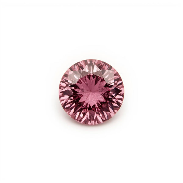 Pink Tourmaline 10PC Tiny 3x3 MM Round Faceted Pink Fiery Semi Precious Gems