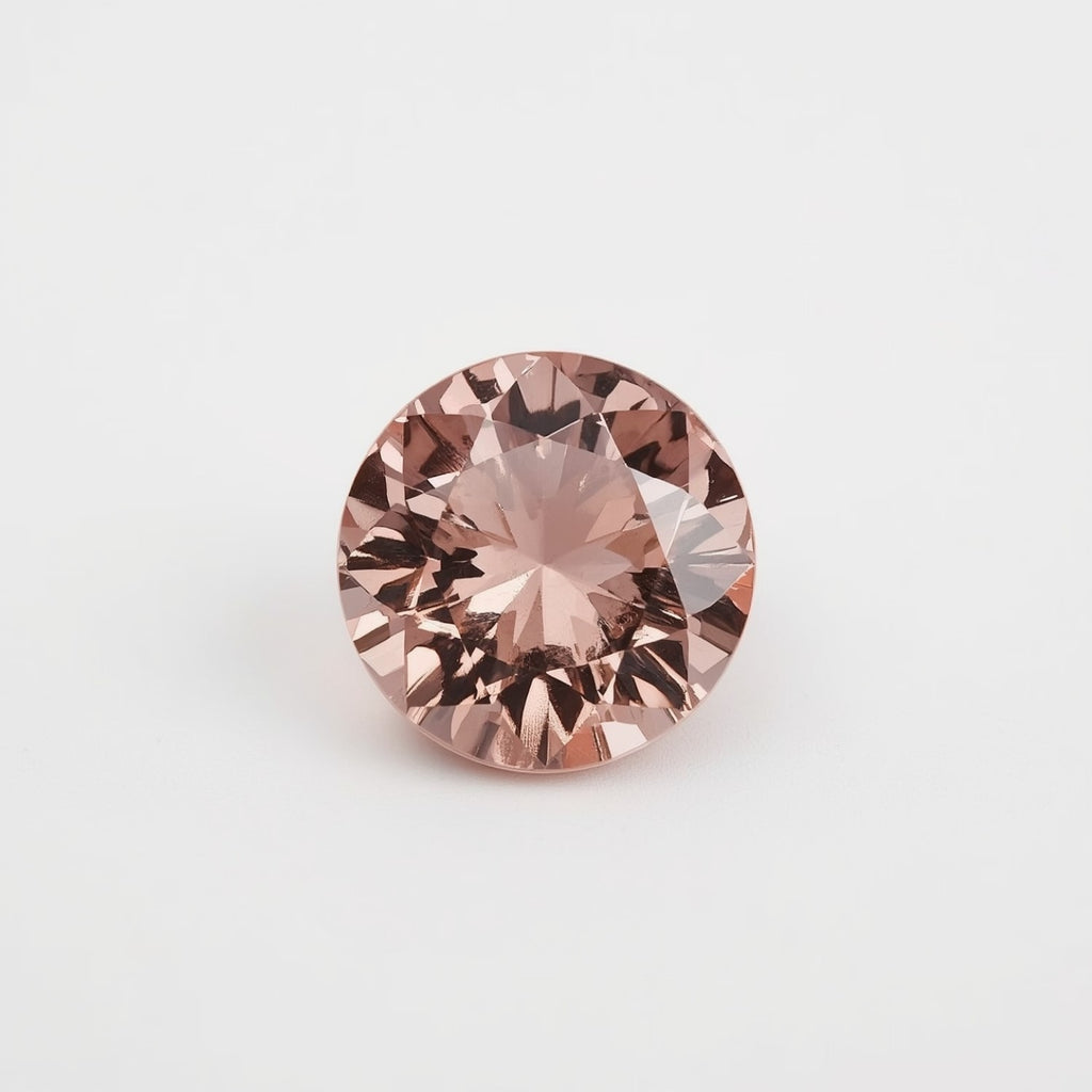 Pink Tourmaline 10PC Tiny 3x3 MM Round Faceted Pink Fiery Semi Precious Gems