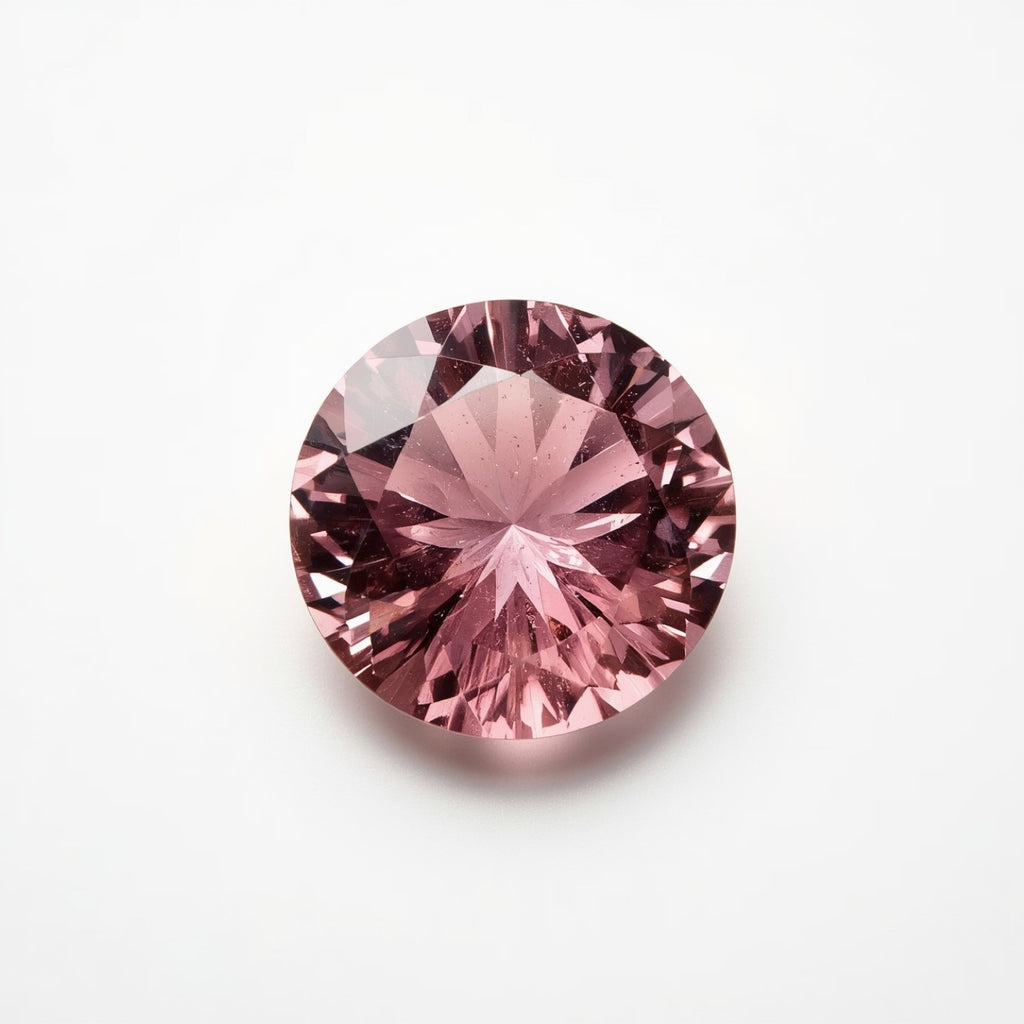 Pink Tourmaline 10PC Tiny 4x4 MM Round Faceted Pink Brilliant Semi Precious Loose Gems