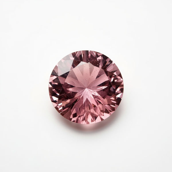 Pink Tourmaline 10PC Tiny 4x4 MM Round Faceted Pink Brilliant Semi Precious Loose Gems