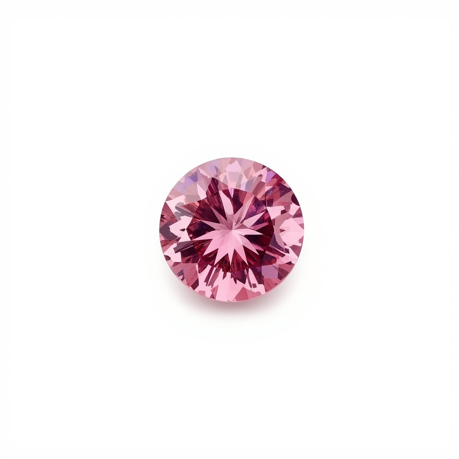 Pink Tourmaline 1PC Tiny 5x5 MM Round Faceted Pink Sparkling Semi Precious Loose Gemstone