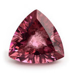 Pink Tourmaline 1PC Large 12x12 MM Triangle Faceted Pink High-Quality Semi Precious Loose Gems