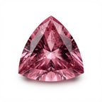 Pink Tourmaline 1PC Chunky 14x14 MM Triangle Faceted Pink Genuine Semi Precious Loose Gemstones