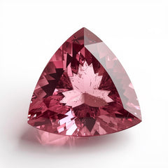 Pink Tourmaline 1PC Chunky 16x16 MM Triangle Faceted Pink Pure Semi Precious Loose Gems