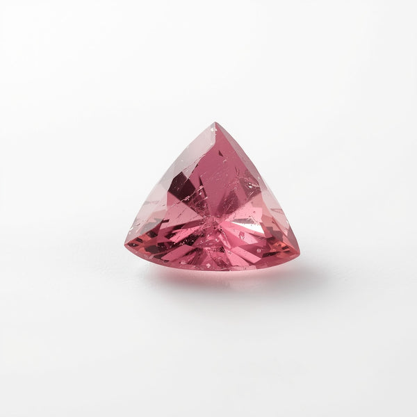 Pink Tourmaline 10PC Tiny 4x4 MM Triangle Faceted Pink Brilliant Semi Precious Loose Gems