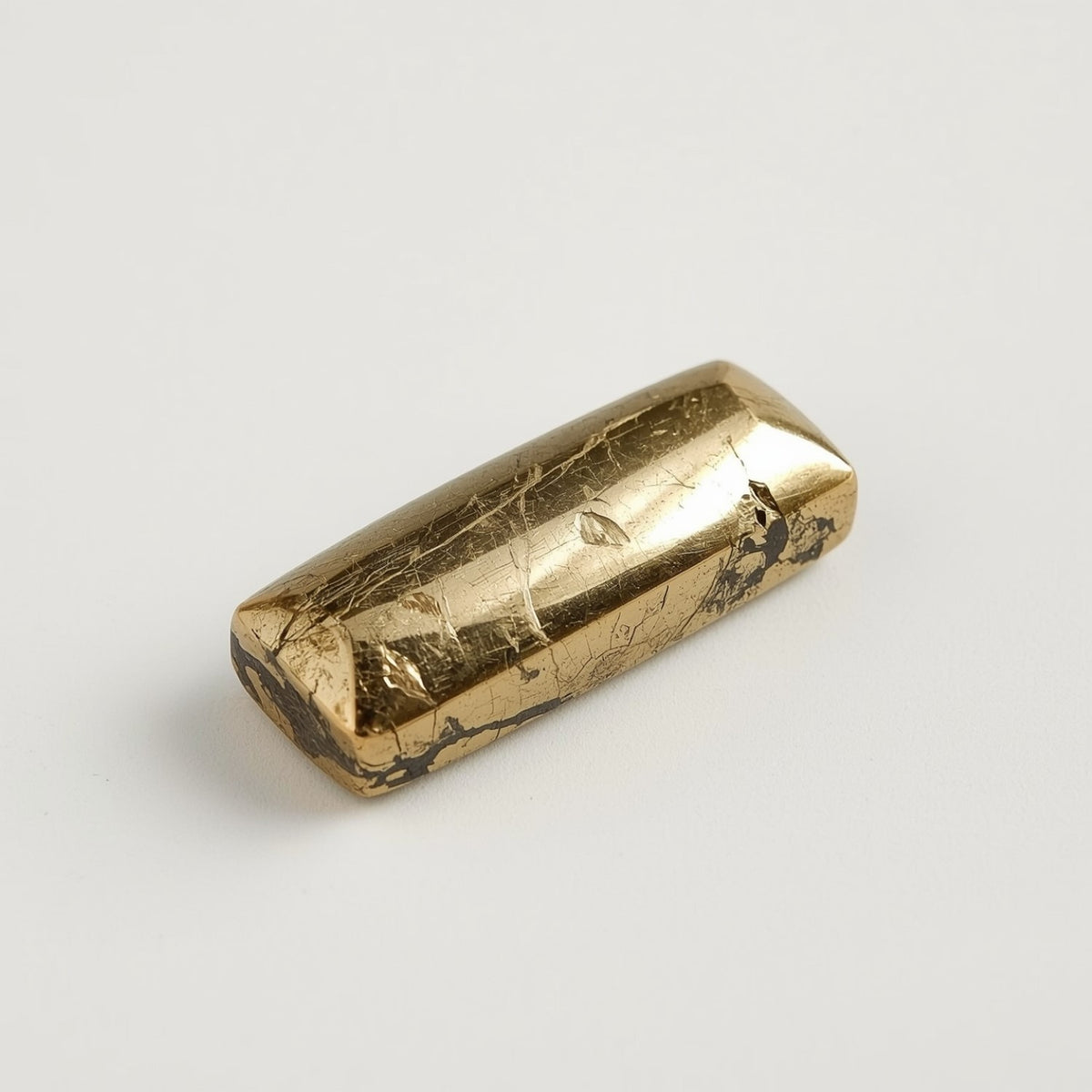 Pyrite 10PC Tiny 3x6 MM Baguette Cabochon Gray High-Quality semi Precious Loose Gems