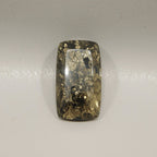 Pyrite 10PC Tiny 4x8 MM Baguette Cabochon Gray Natural semi Precious Loose Gemstone