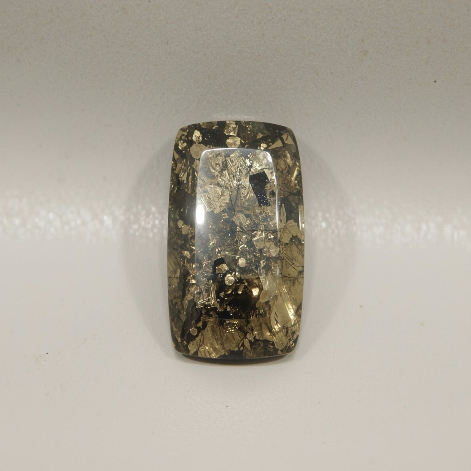 Pyrite 10PC Tiny 4x8 MM Baguette Cabochon Gray Natural semi Precious Loose Gemstone