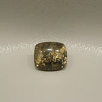 Pyrite 1PC Large 10x10 MM Cushion Cabochon Gray Genuine semi Precious Loose Gemstones