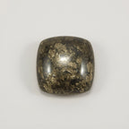 Pyrite 1PC Large 11x11 MM Cushion Cabochon Gray Superior semi Precious Semi Precious Gemstone