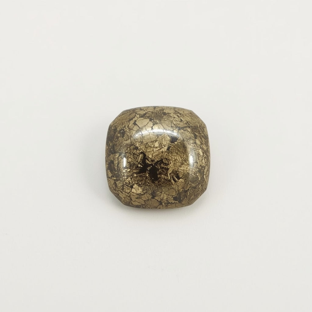 Pyrite 10PC Tiny 3x3 MM Cushion Cabochon Gray Splendid semi Precious Loose Gemstone