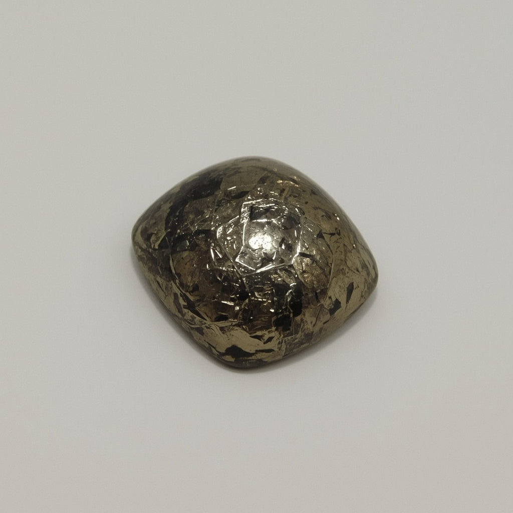 Pyrite 10PC Tiny 3x3 MM Cushion Cabochon Gray Splendid semi Precious Loose Gemstone