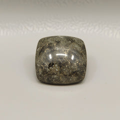 Pyrite 10PC Tiny 4x4 MM Cushion Cabochon Gray Luster semi Precious Loose Gemstones