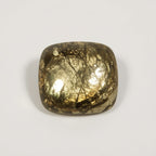 Pyrite 1PC Small 8x8 MM Cushion Cabochon Gray High-Quality semi Precious Loose Gems