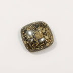 Pyrite 1PC Medium 9x9 MM Cushion Cabochon Gray Natural semi Precious Loose Gemstone