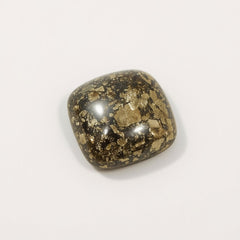Pyrite 1PC Medium 9x9 MM Cushion Cabochon Gray Natural semi Precious Loose Gemstone